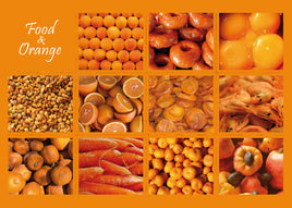 Photo: Food & Orange postcard