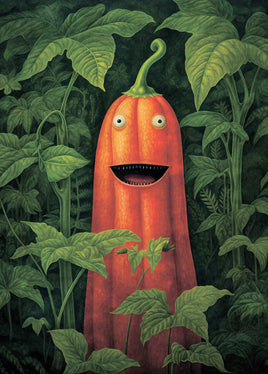 Postcard - Red Pumpkin (DL57)