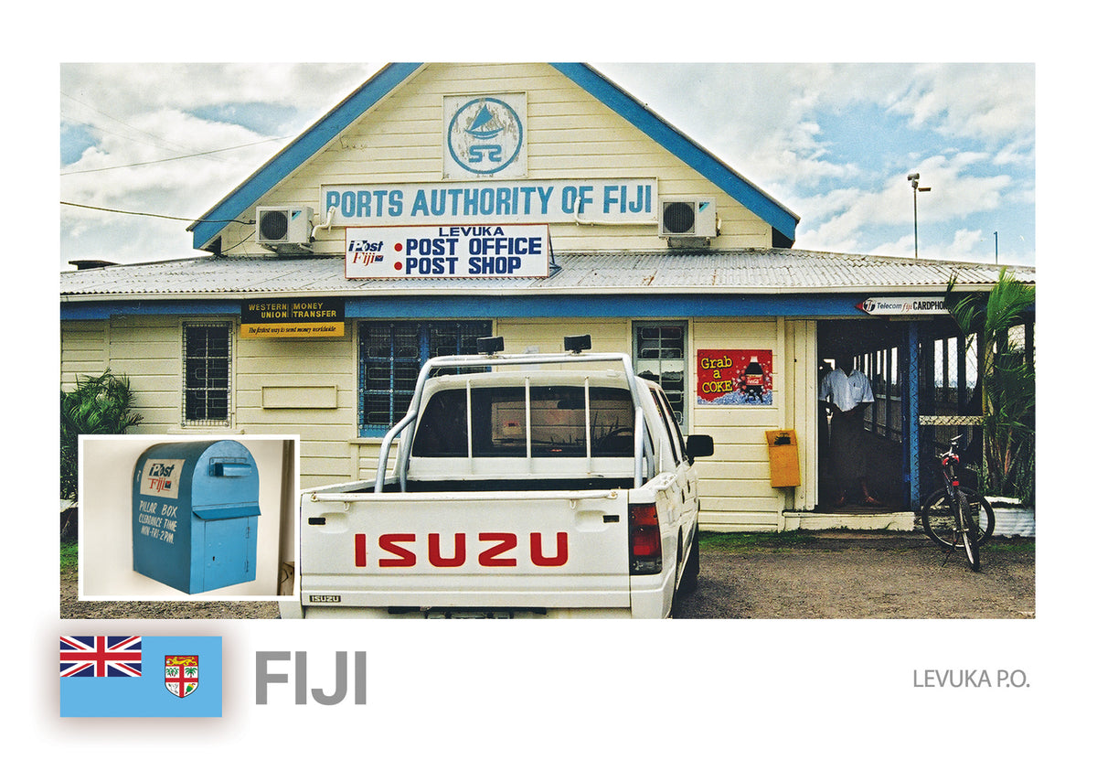 Amazing Places of the World M031: Fiji Levuka Post Office| Postcards Market