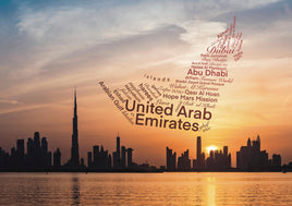 Word Cloud Photo: United Arab Emirates