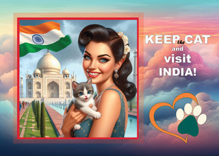 Fantasy Art (R021) - 45. Keep the Cat and Visit - India_v1