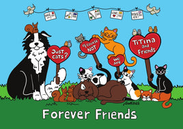 D061 Drawings: Titina and Friends - Forever Friends