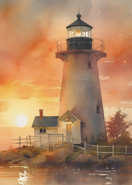 Postcard - Lighthouse Model 7 (DL80)