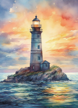 Postcard - Lighthouse Model 8 (DL79)