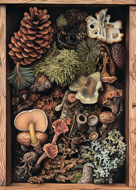 Postcard - Mushrooms 4 (R043)