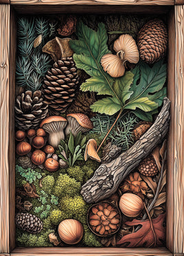 Postcard - Mushrooms 1 (DL1)