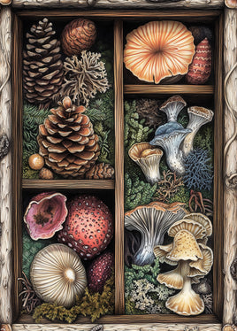 Postcard - Mushrooms Model 8 (DL78)