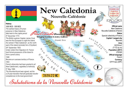 Oceania | New Caledonia MOTW - top quality approved by www.postcardsmarket.com specialists