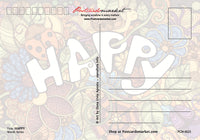 T026 Colours: 123 Happy - top quality approved by www.postcardsmarket.com specialists