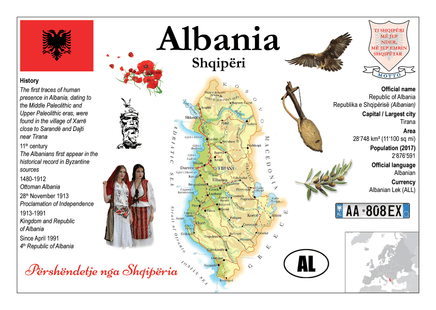 Europe | Albania MOTW - top quality approved by www.postcardsmarket.com specialists