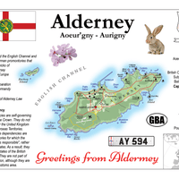 Europe | Alderney MOTW - top quality approved by www.postcardsmarket.com specialists