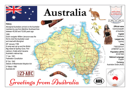 Oceania | Australia MOTW - top quality approved by www.postcardsmarket.com specialists