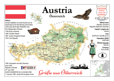 Europe | Austria MOTW - top quality approved by www.postcardsmarket.com specialists