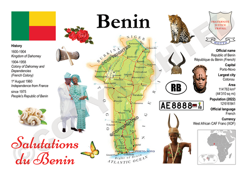 AFRICA | Benin MOTW - top quality approved by www.postcardsmarket.com specialists