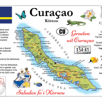 South America | Curacao MOTW - top quality approved by www.postcardsmarket.com specialists