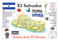 North America | El Salvador MOTW - top quality approved by www.postcardsmarket.com specialists