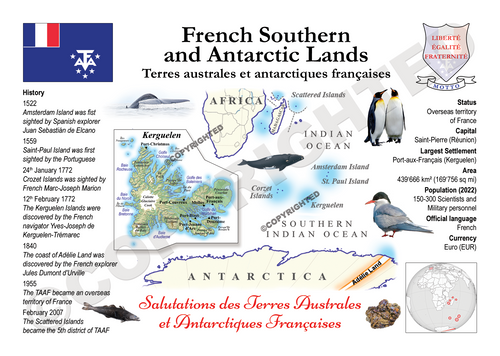 AFRICA | TAAF | French Southern & Antarctic Lands - MOTW - top quality approved by www.postcardsmarket.com specialists