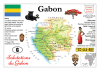 AFRICA | Gabon MOTW - top quality approved by www.postcardsmarket.com specialists