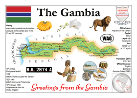 AFRICA | The Gambia MOTW - top quality approved by www.postcardsmarket.com specialists