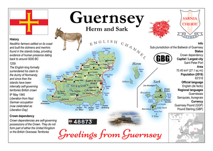 Europe | Guernsey MOTW - top quality approved by www.postcardsmarket.com specialists