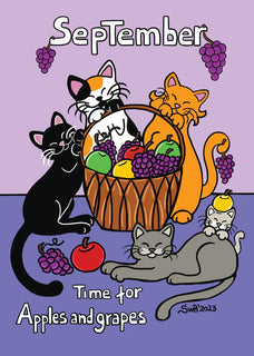 Drawings: Titina and Friends -09. September (month) T011