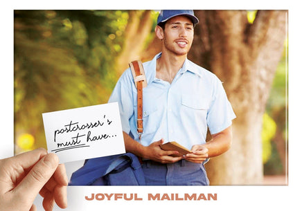 Photo: Postcrosser's Must Have - Joyful Mailman (bundle x 5 pieces) - top quality approved by www.postcardsmarket.com specialists
