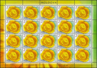 Stamps Moldova - Water Lilies 2019 - top quality approved by www.postcardsmarket.com specialists