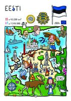 EU - United in Diversity - Eesti_10 - top quality approved by www.postcardsmarket.com specialists