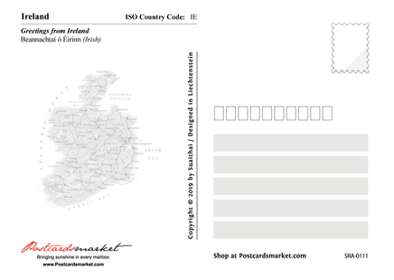 Europe | Ireland MOTW - top quality approved by www.postcardsmarket.com specialists