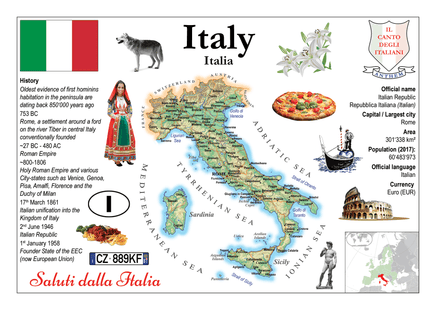 Europe | Italy MOTW - top quality approved by www.postcardsmarket.com specialists