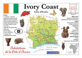 AFRICA | Ivory Coast MOTW - top quality approved by www.postcardsmarket.com specialists