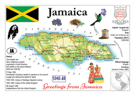 North America | Jamaica MOTW - top quality approved by www.postcardsmarket.com specialists