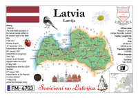 Europe | Latvia MOTW - top quality approved by www.postcardsmarket.com specialists