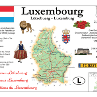 Europe | Luxembourg MOTW - top quality approved by www.postcardsmarket.com specialists