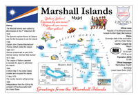 Oceania | Marshall Islands MOTW - top quality approved by www.postcardsmarket.com specialists
