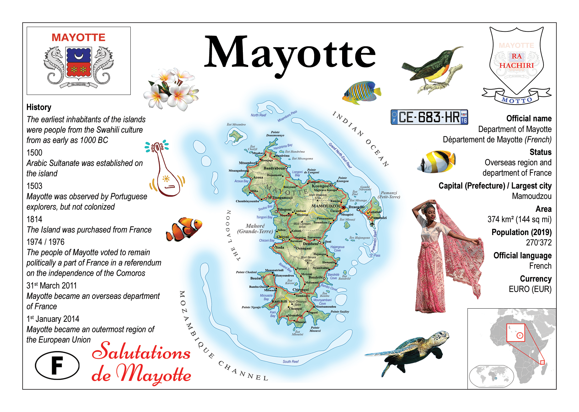 AFRICA | MAYOTTE (D.O.M. France) MOTW