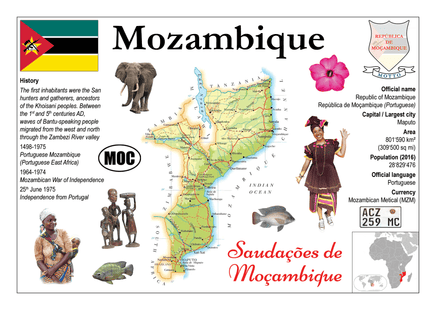 AFRICA | Mozambique MOTW - top quality approved by www.postcardsmarket.com specialists