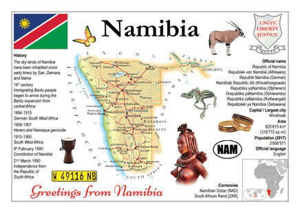 AFRICA | Namibia MOTW - top quality approved by www.postcardsmarket.com specialists