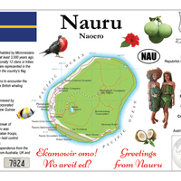 Oceania | Nauru MOTW - top quality approved by www.postcardsmarket.com specialists
