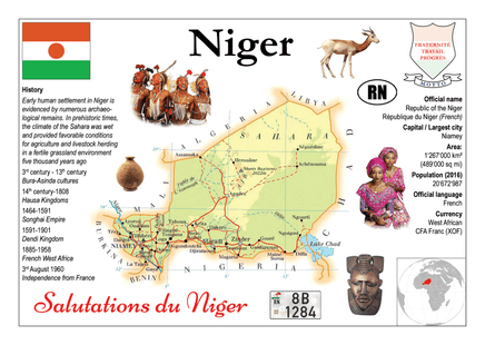 AFRICA | Niger MOTW - top quality approved by www.postcardsmarket.com specialists