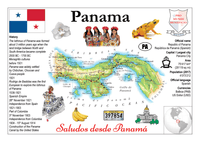 North America | Panama MOTW - top quality approved by www.postcardsmarket.com specialists