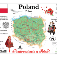 Europe | Poland MOTW - top quality approved by www.postcardsmarket.com specialists