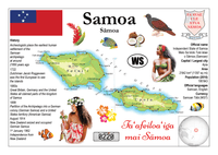 Oceania | Samoa - MOTW - top quality approved by www.postcardsmarket.com specialists
