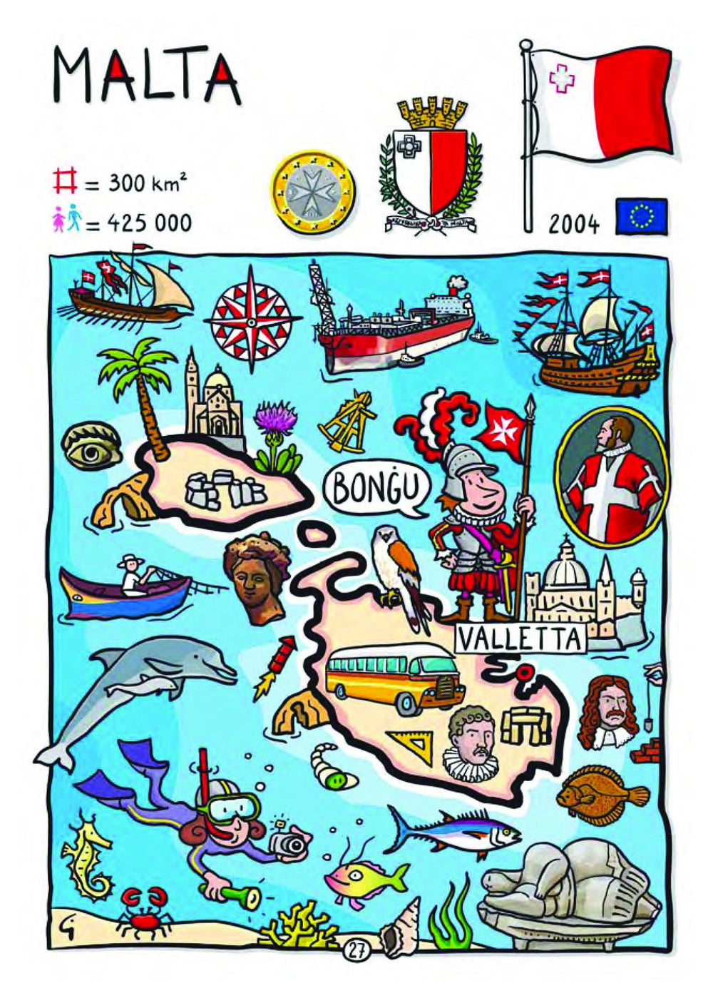 EU - United in Diversity - Malta_22 - top quality approved by www.postcardsmarket.com specialists