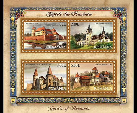 * Stamps | Romania 2008 Castles - top quality approved by www.postcardsmarket.com specialists