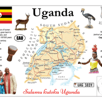 AFRICA | Uganda MOTW - top quality approved by www.postcardsmarket.com specialists