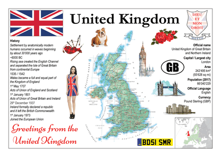 Europe | United Kingdom MOTW - top quality approved by www.postcardsmarket.com specialists