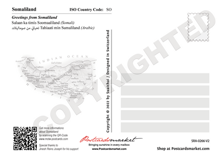 Africa | Somaliland MOTW - states with limited recognition - top quality approved by www.postcardsmarket.com specialists