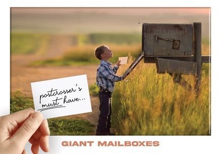 Photo: Postcrosser's Must Have - Giant Mailboxes (bundle x 5 pieces) - top quality approved by www.postcardsmarket.com specialists