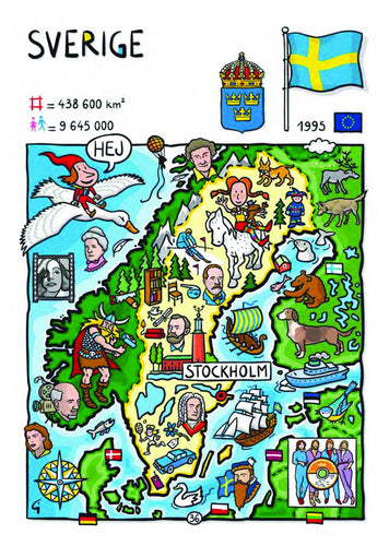 EU - United in Diversity - Sverige_31 - top quality approved by www.postcardsmarket.com specialists